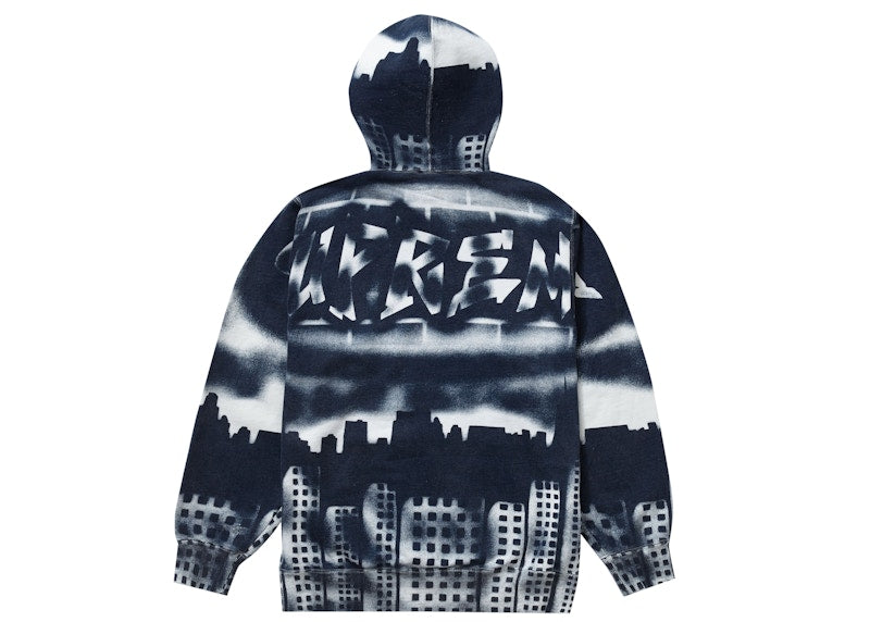Supreme x New York Yankees Airbrush Hooded Sweatshirt White