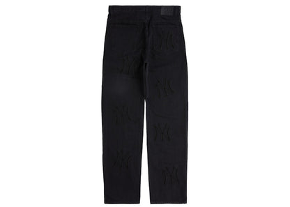 Supreme x New York Yankees Regular Jean Washed Black