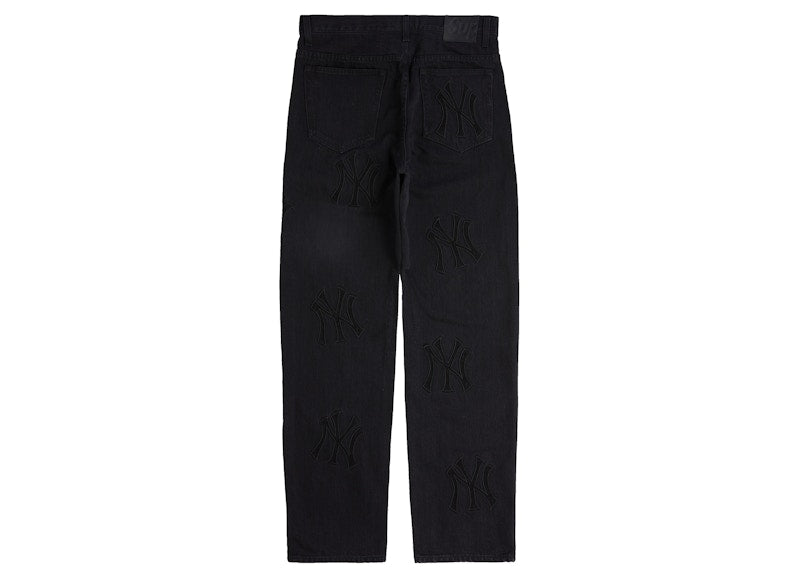 Supreme x New York Yankees Regular Jean Washed Black