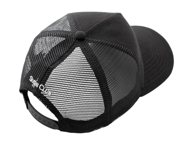 Sushi Club LASC 5 Panel Trucker Hat Black