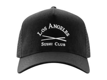 Sushi Club LASC 5 Panel Trucker Hat Black
