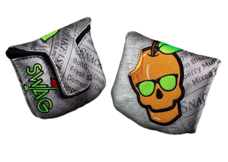 Swag Golf Juicy Menu Peach Mallet Golf Club Cover Grey/Peach