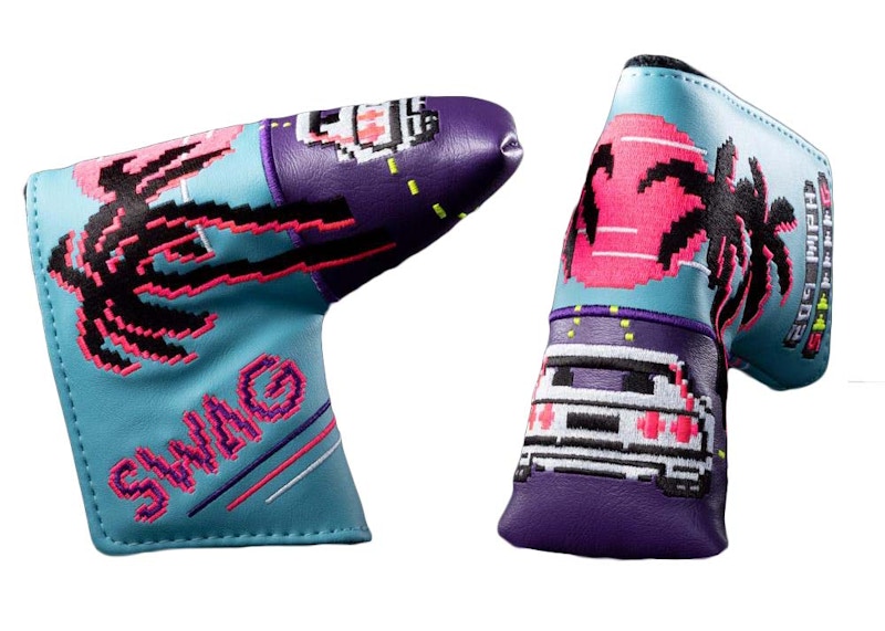 Swag Golf Swag Racer Blade Cover Golf Club Cover Teal/Purple