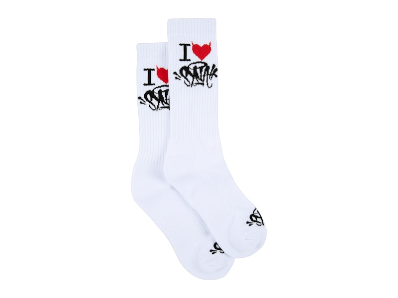 Syna World I Heart Syna Sock (2 Pair) White