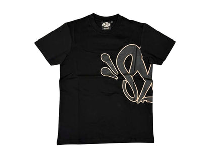 Syna Logo T-Shirt & Shorts Set Black/Rose Gold