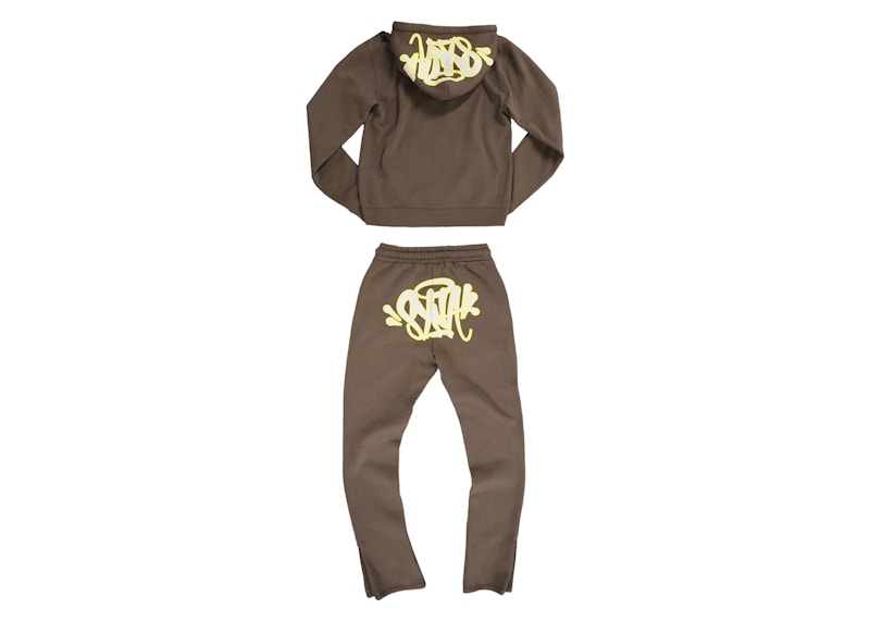 Syna Syna Logo Tracksuit Brown