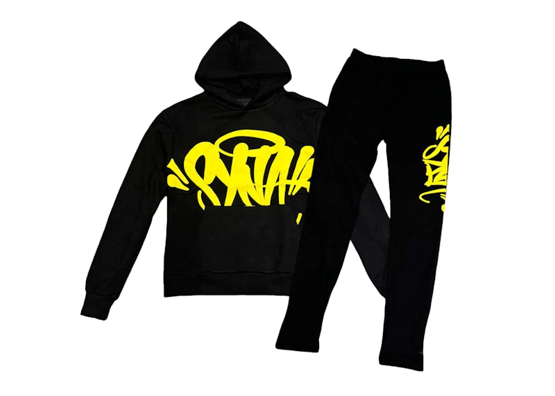 Syna Team Tracksuit Black/Yellow