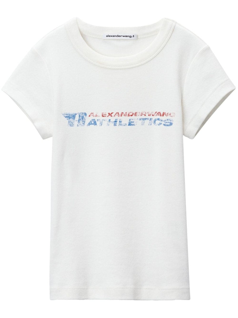 T by Alexander Wang Graphic Baby T-shirt Vintage White