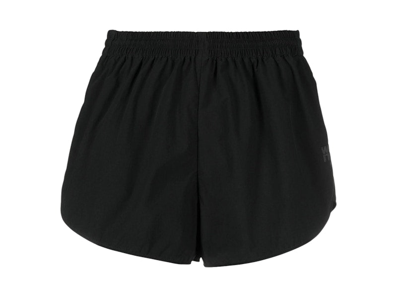 T by Alexander Wang Marathon With Wang Puff Logo Shorts Black
