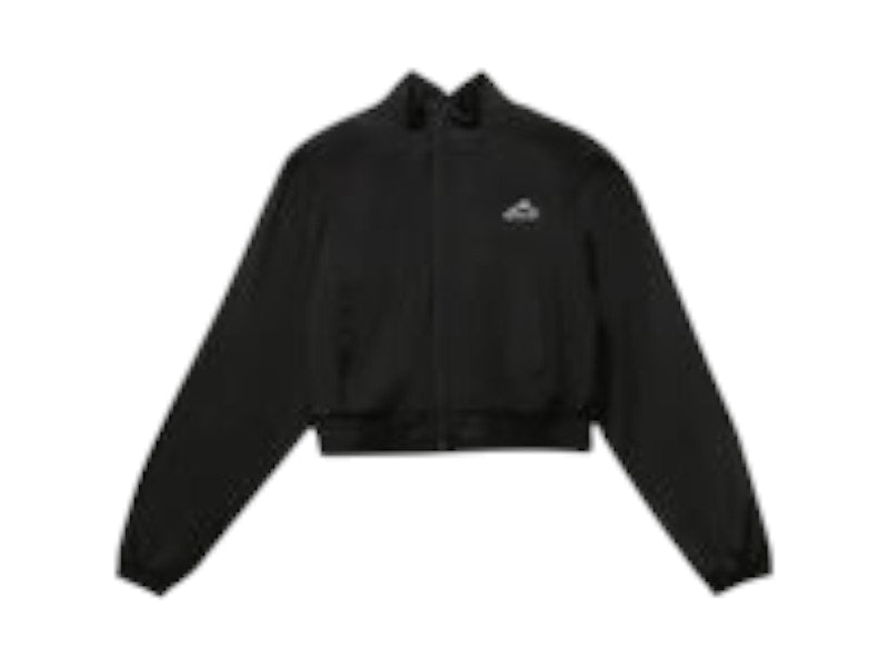 T by Alexander Wang Shrunken Track Jacket Black