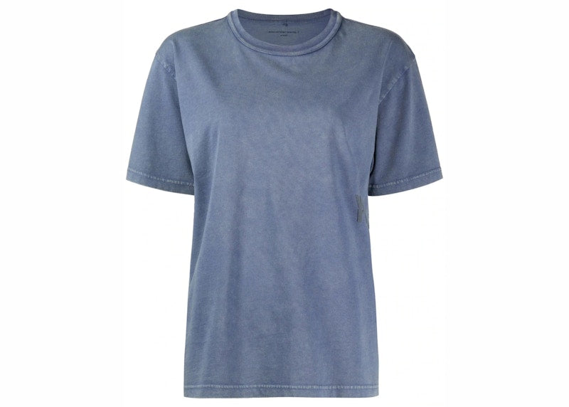 T by Alexander Wang Women Essential Jersey Puff Logo Ss Tee Motor Grey