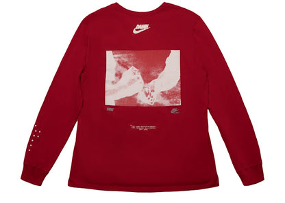 TDE x Nike Swoosh Long Sleeve TDE Red