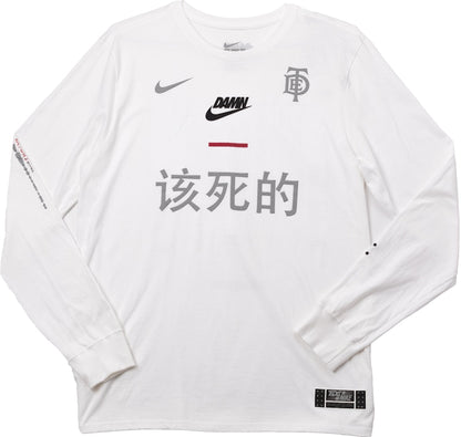 TDE x Nike Swoosh Long Sleeve TDE White