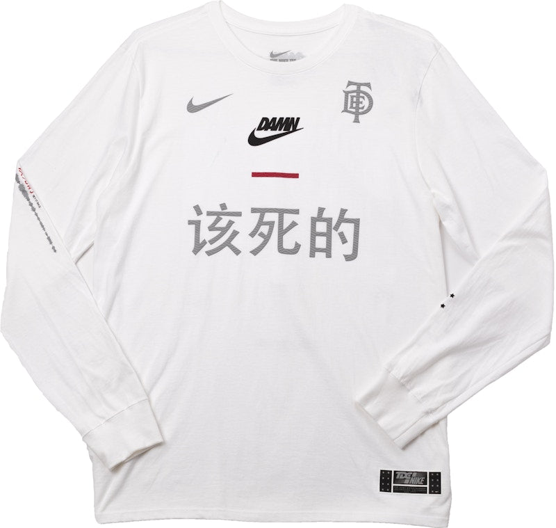 TDE x Nike Swoosh Long Sleeve TDE White