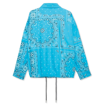 Tain Double Push Paisley Coach Shirt Blue