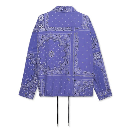 Tain Double Push Paisley Coach Shirt Purple