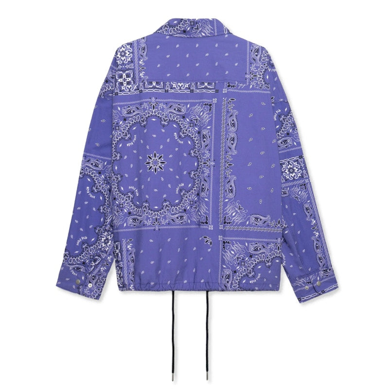 Tain Double Push Paisley Coach Shirt Purple