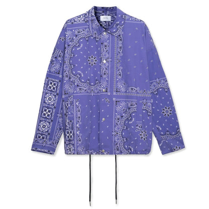 Tain Double Push Paisley Coach Shirt Purple