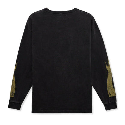 Tain Double Push Power Department Reversible L/S T-Shirt Black