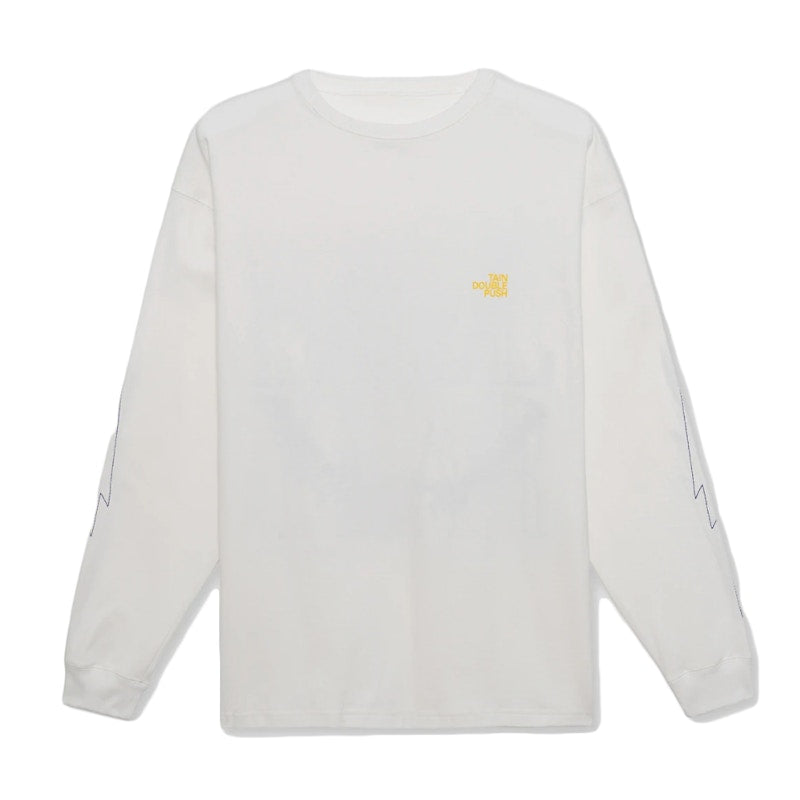 Tain Double Push Tain Bandana Reversible L/S T-Shirt White