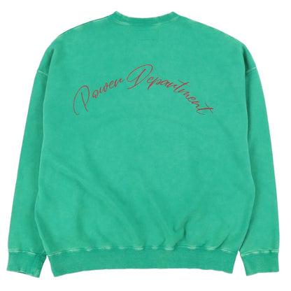 Tain Double Push Tain Crewneck Sweatshirt Green