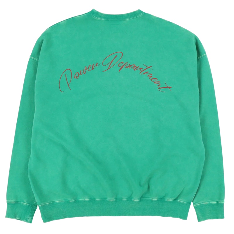 Tain Double Push Tain Crewneck Sweatshirt Green