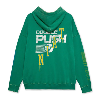 Tain Double Push Tain Sweat Hoodie Green