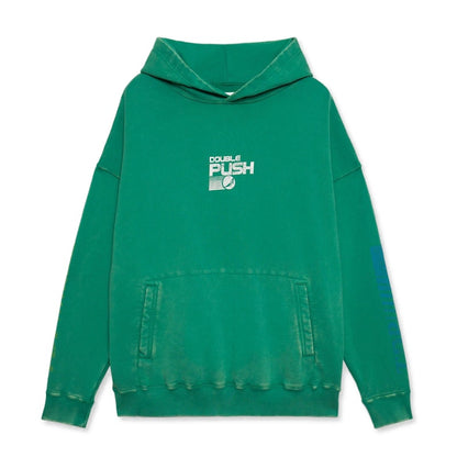 Tain Double Push Tain Sweat Hoodie Green