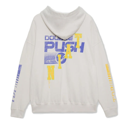 Tain Double Push Tain Sweat Hoodie Sand