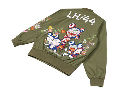 Takashi Murakami +44 Metamorphosis Bomber Jacket Olive