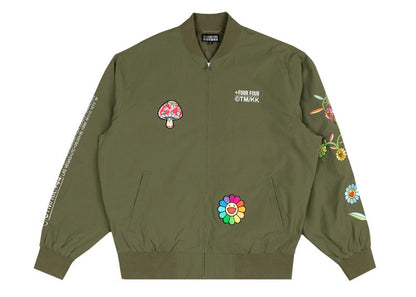 Takashi Murakami +44 Metamorphosis Bomber Jacket Olive