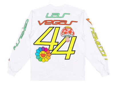 Takashi Murakami +44 Psychedelic Race L/S T-shirt White