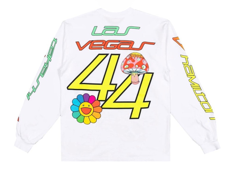 Takashi Murakami +44 Psychedelic Race L/S T-shirt White