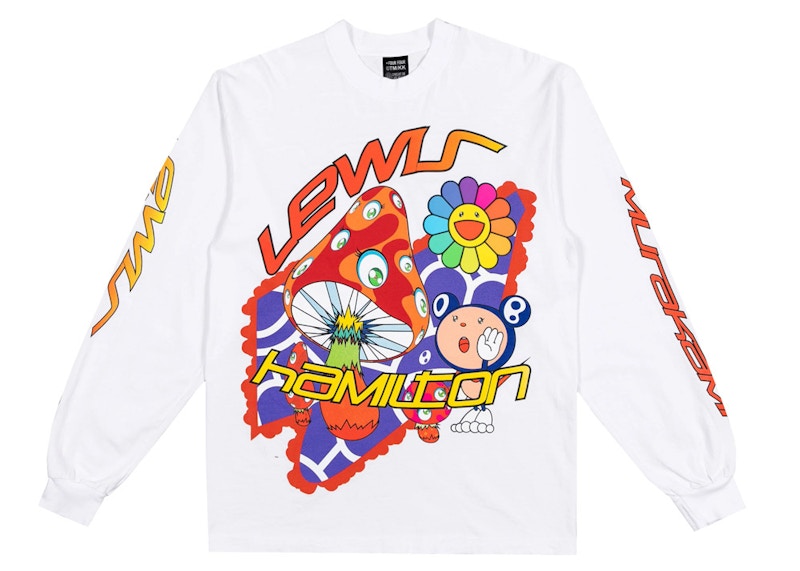 Takashi Murakami +44 Psychedelic Race L/S T-shirt White