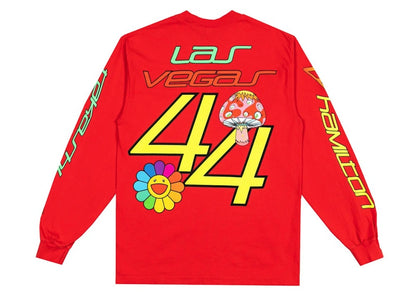 Takashi Murakami +44 Psychedelic Race NTWRK Exclusive L/S T-shirt Red