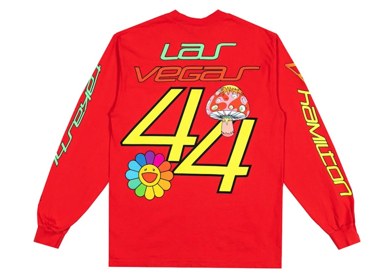 Takashi Murakami +44 Psychedelic Race NTWRK Exclusive L/S T-shirt Red