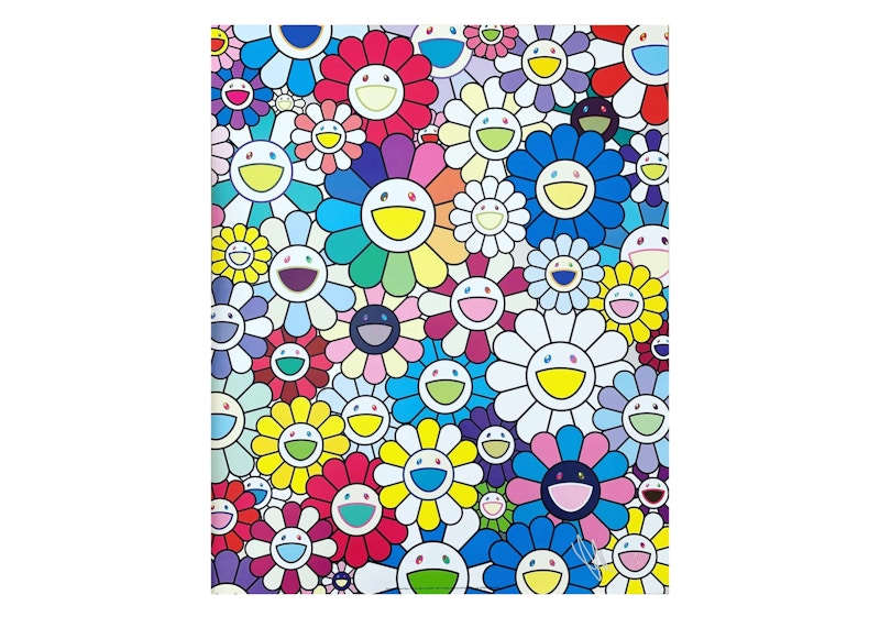 Takashi Murakami A Flower Field Seen From The Stairs To Heaven Print (Signed, Edition 300)