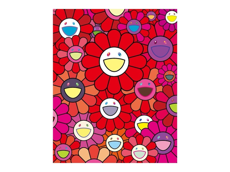 Takashi Murakami Bloody Red Flowers and Prosperity Art Print (Edition of 100)