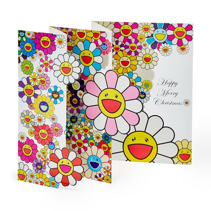 Takashi Murakami Chrstimas Flowers Holiday Cards (Set of 12)