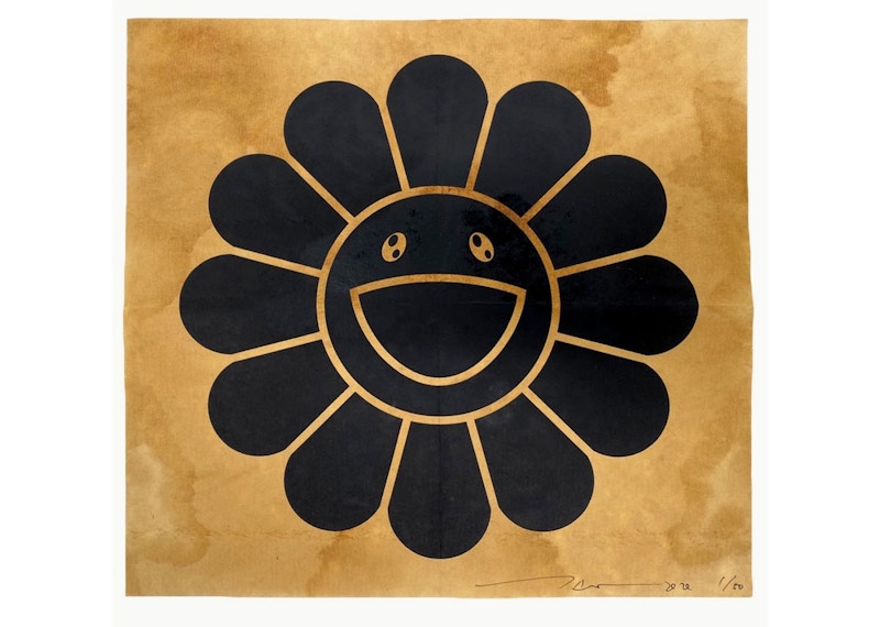 Takashi Murakami Coffee Blues, Black Print (Signed, Edition of 50)