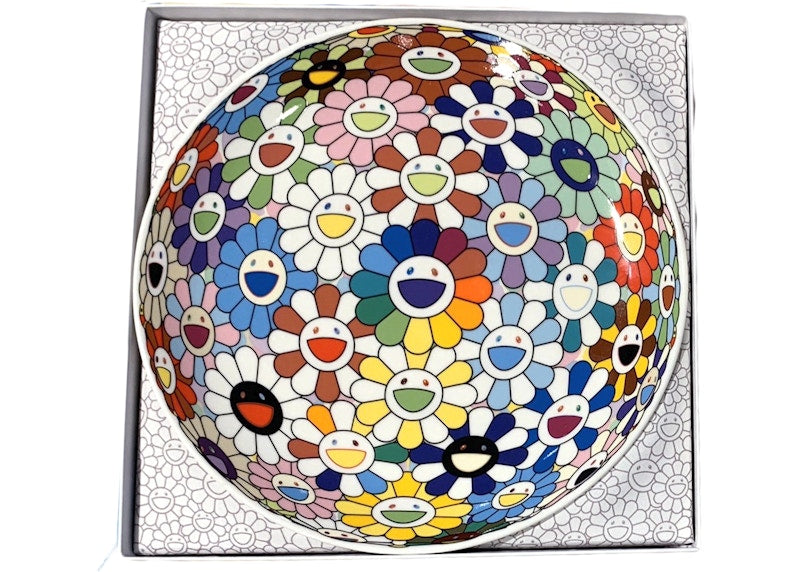 Takashi Murakami Commemorative Flower Ball Plate