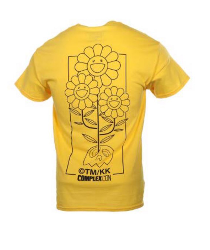 Takashi Murakami ComplexCon Flower Cluster Tee Yellow