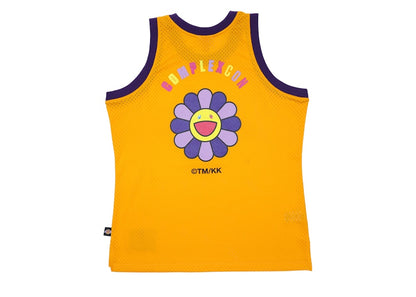 Takashi Murakami ComplexCon x LA Lakers M&N Basketball Jersey Gold
