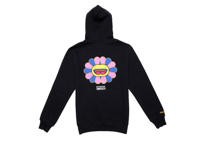 Takashi Murakami ComplexCon x LA Lakers M&N Mutated Flower Hoodie Black