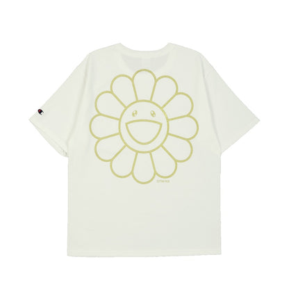 Takashi Murakami DOB & Flower Tee White/Gold