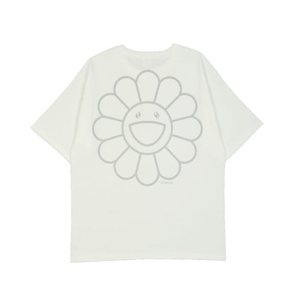 Takashi Murakami DOB & Flower Tee White/Silver