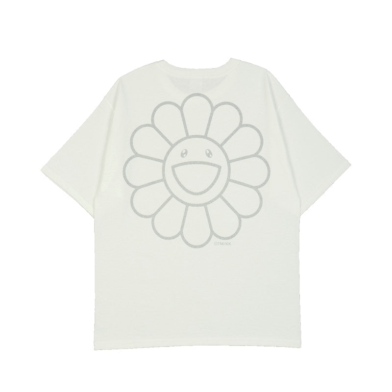 Takashi Murakami DOB & Flower Tee White/Silver