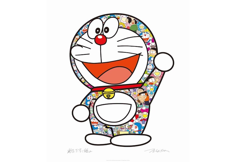 Takashi Murakami Doraemon, Thank You Print (Signed, Edition of 1000)