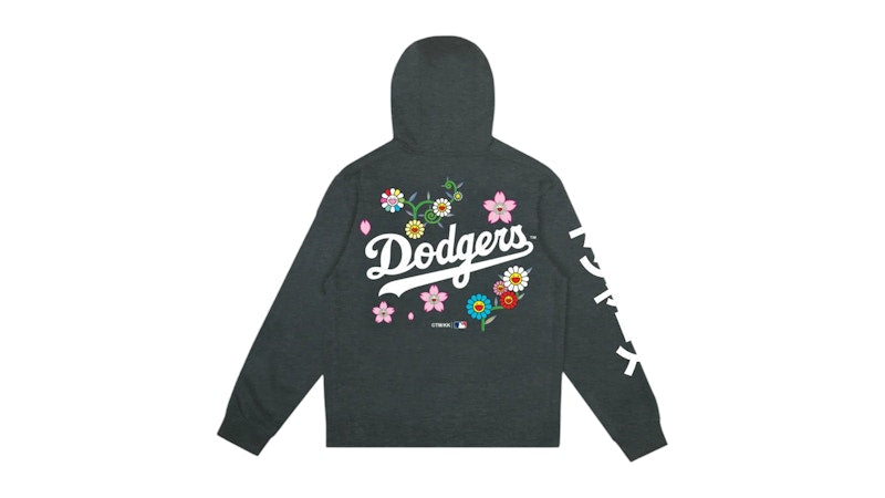 Takashi Murakami Fanatics x Los Angeles Dodgers World Series 2025 Champs Hoodie Charcoal