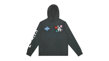 Takashi Murakami Fanatics x Los Angeles Dodgers World Series 2025 Champs Hoodie Charcoal